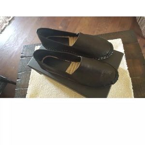 RAG & BONE NOA LAMB SKIN ESPADRILLE BLACK SIZE 10